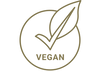 Mediterrra Official Site: 100% Vegan certified logo with plant symbol, representing natural high-quality food products