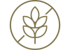 Mediterrra official site: Gluten-Free certified logo with wheat-free symbol, representing natural high-quality food products